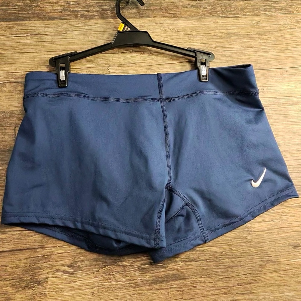 Nike Women's Navy Blue Shorts